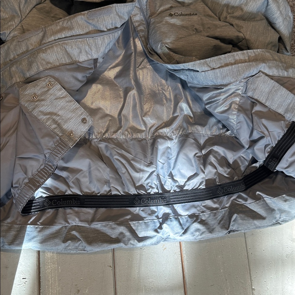 Columbia Jacket Lay D Down II Omni Heat Women's XL 550 Down Fill Gray EXFELLENT - Picture 6 of 8